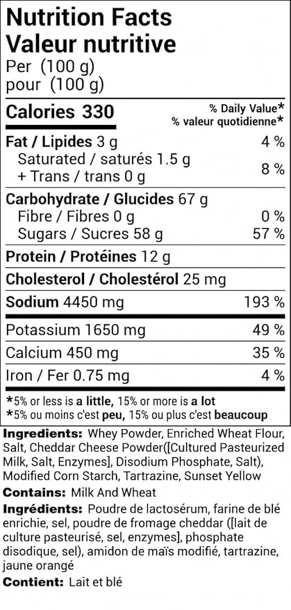 MAC AND CHEESE SAUCE POWDER- 22 lbs.