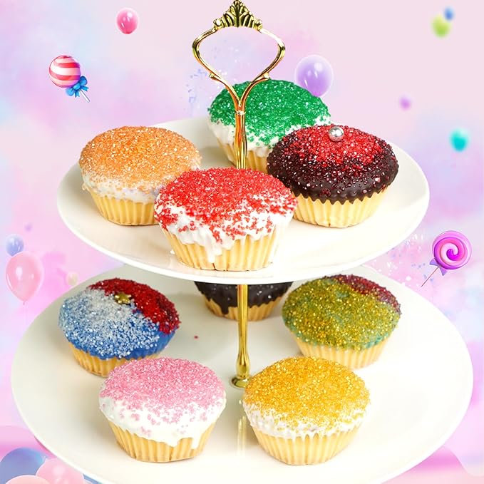 Orange Sanding Sugar Sprinkles, Food Grade 150g, Edible Sprinkles for cupcake decorating, Cake Toppers, Sprinkles Decoration, Ice Cream, Wedding Party Valentines Halloween Christmas Supplies
