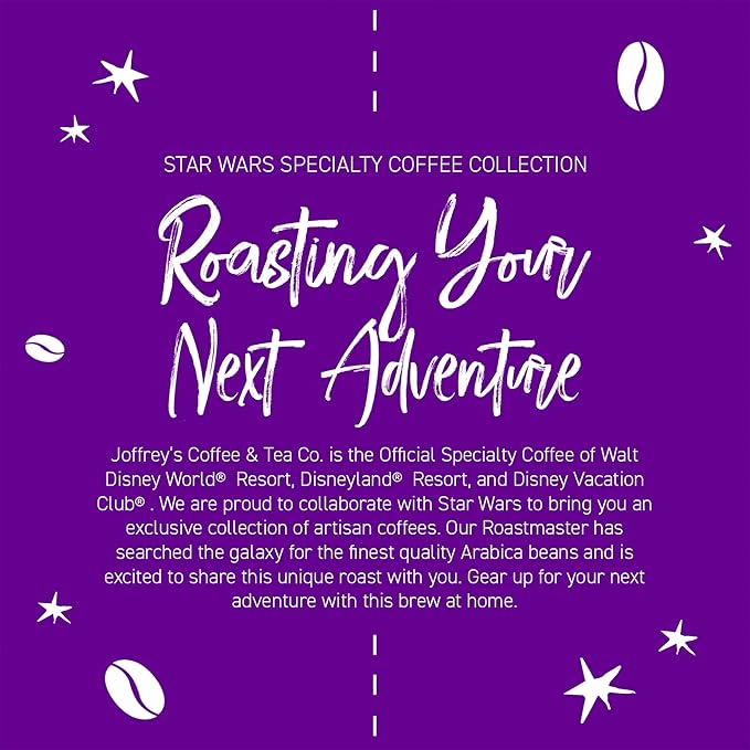 Joffrey's Coffee - STAR WARS??R2-D2 Brew, STAR WARS Licensed Coffee Collection, Artisan Medium Roast, Rich & Nutty Taste, Brew or French Press (Ground, 11oz)