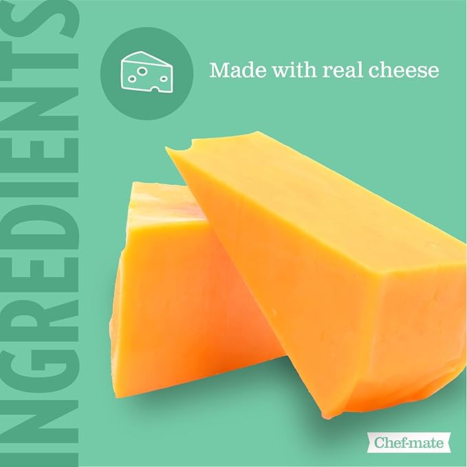 Chef-mate Basic Cheddar Cheese Sauce, Canned Food for Mac and Cheese, 6 lb 10 oz (#10 Can Bulk)