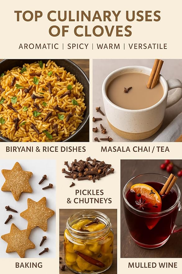 Whole Cloves 14 oz ??Premium Grade, Aromatic & Flavorful ??Resealable Bag for Freshness ??Perfect for Cooking, Baking, Pickling, Teas & DIY Home Remedies ??Bulk Spices by Mecca Foods
