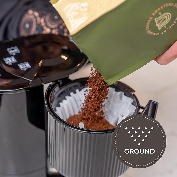 Gourmet French Vanilla Flavored Ground Coffee, 1 LB (16 oz) bag, Medium Roast, 100% Arabica Premium Quality Flavor