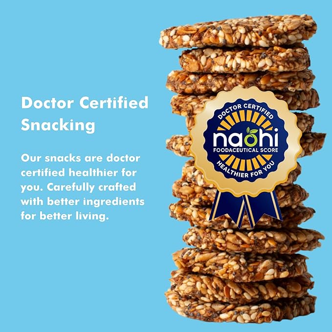 Super Seed Crackers, Gluten Free & Keto Friendly Healthy Snacks, Vegan, Zero Sugar, Paleo & Diabetic Friendly, Nut Free, 20g High Protein, 18g High Fiber, 3.56oz Each, 3-Pack, Variety of Flavors