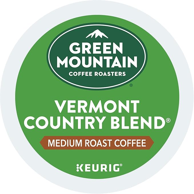 Green Mountain Coffee Roasters Vermont Country Blend Keurig Single-Serve K-Cup Pods, Medium Roast Coffee, 60 Count (6 Packs of 10)