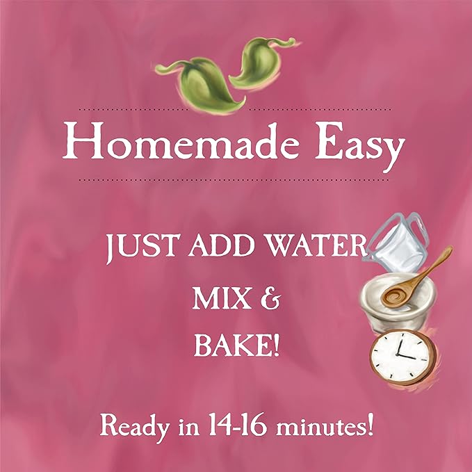 English Scone Mix, Raspberry White Chocolate by Sticky Fingers Bakeries ??Easy to Make English Scones Fresh Baked, Makes 12 Scones (2pk)