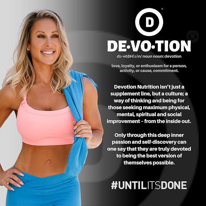 Devotion Nutrition Protein Powder Angel Food Cake ??20g Whey Isolate & Casein Protein Blend ??No Added Sugar, Low Carb, Gluten-Free, Keto-Friendly, 1g MCT, Kosher ??2lb Pouch
