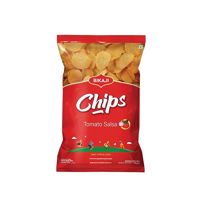 Bikaji Potato Chips Mast Masala & Tomato Salsa Combo ??160g | Ready to Eat Indian Snack Pack | Crispy Flavored Chips | Tangy & Spicy Party Snack, Bar Snack & Everyday Munchies for Sharing