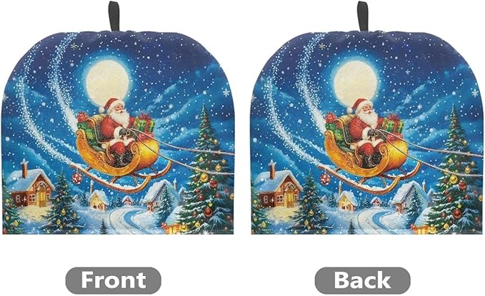 Santa Claus Warm Tea Cozy for Teapot Insulated Tea Pot Cover for Home Kitchen Accessories Cotton Tea Cozy Teapot Dust Protector Tea Cozies Covers for Christmas Decorative