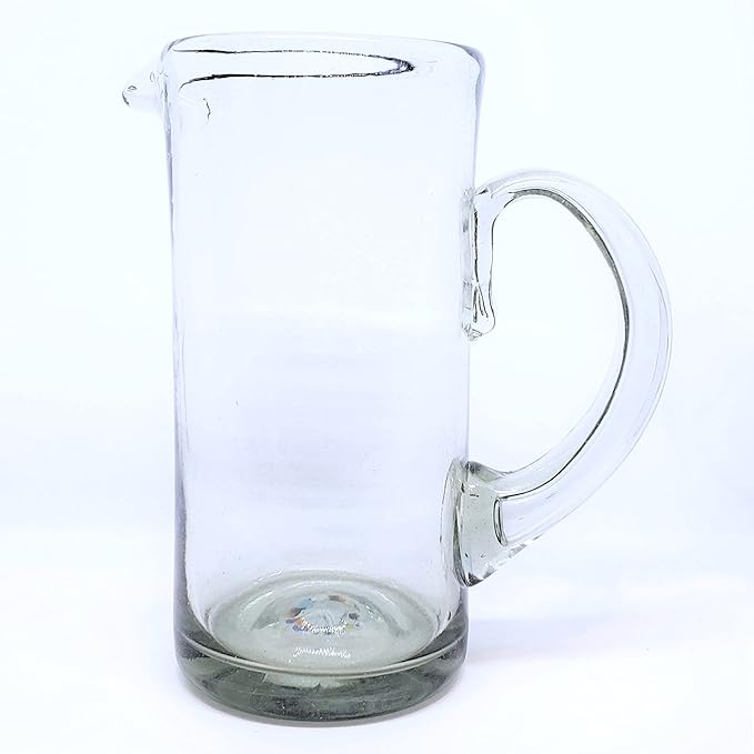 Clear 48 oz Tall Pitcher, Recycled Glass, Lead-free, Toxin-Free (Pitcher)