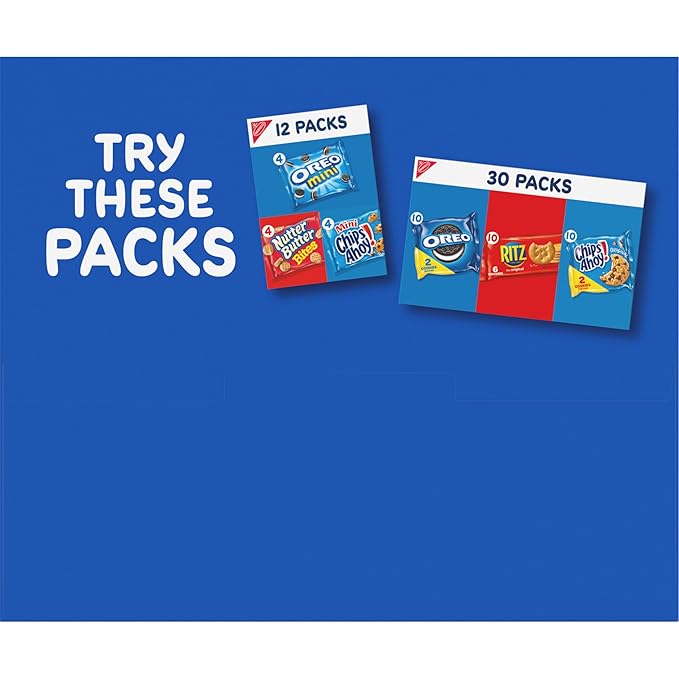 OREO Chocolate Sandwich Cookies, 20 Snack Packs (2 Cookies Per Pack)