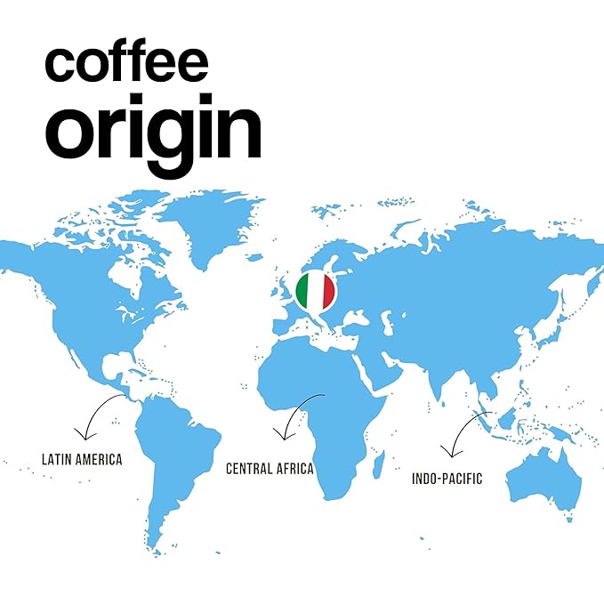 Dongiò Caffè Napoli Blend - Whole Bean Coffee, Dark Espresso Roast, Premium Coffee Quality, 2.2 Pounds (35.2 Oz - Pack of 1), Strong and Incisive Character with Velvety Cream