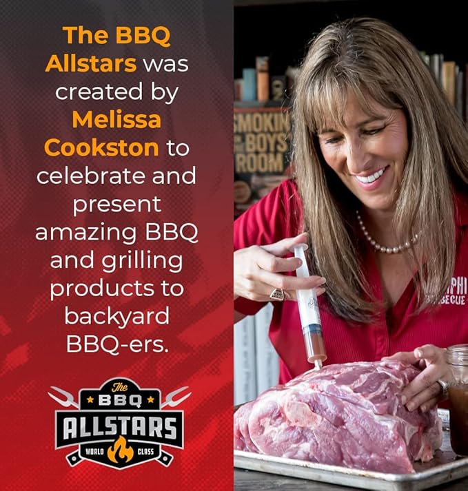 Melissa Cookston Flavor Dust | Chicken Wing Coating & Wing Dust for BBQ and Cooking | Award Winning & Competition Style Barbecue Dry Rub | Garlic Parmesan, 6 Oz