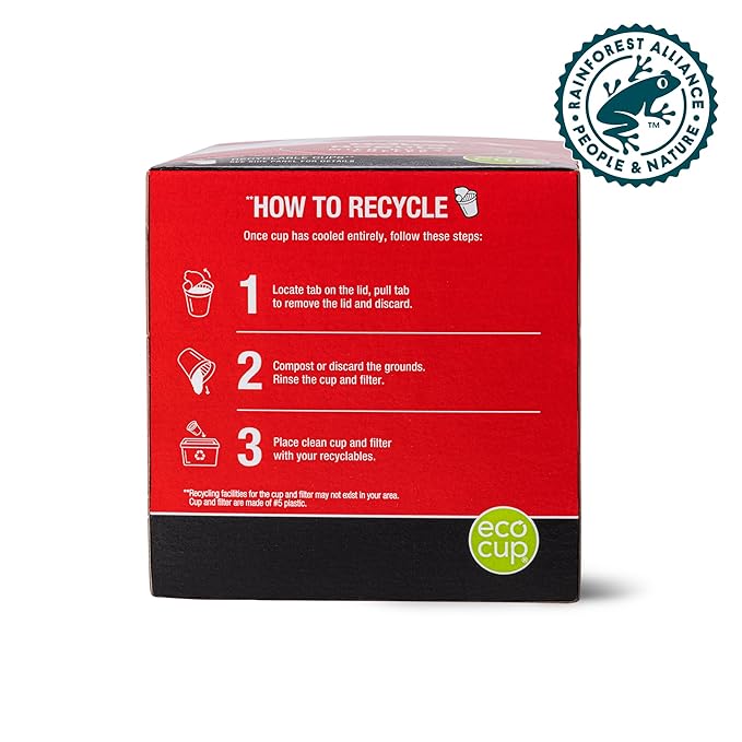 Wawa Mild Roast Single Cup Coffee Pods, 12 Pods, 1 Box, Regular Smooth & Balanced Classic Blend, Single Serve, Slightly Sweet, 100% More Responsibly Sourced from Rainforest Alliance Certified Farms