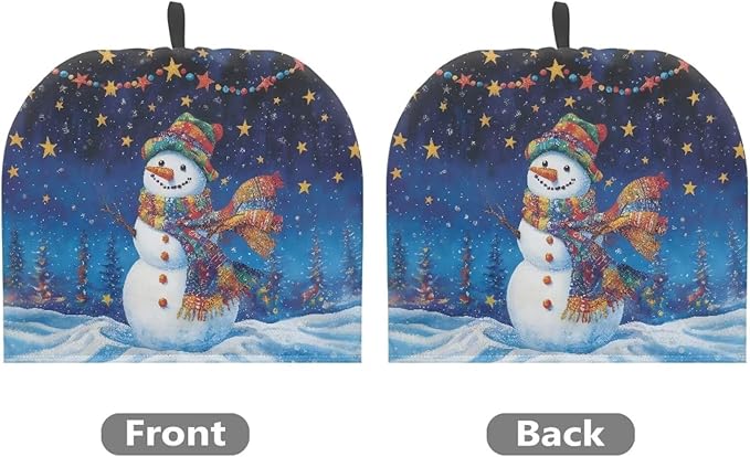 Christmas Snowman Teapot Insulation Cover Small Tea Pot Cover for Keeping Warm Teapot Dust Protector for Kitchen Accessories British Teapot Covers for Gifts Tea Cozies Covers