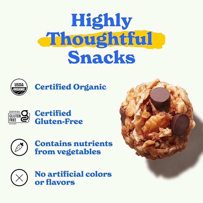 MadeGood Chocolate Chip Granola Bites, 28 Count, Organic and Delicious Snacks