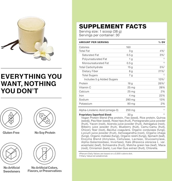 Shakeology Plant Based Protein Powder Blend ??Gluten-Free Shake with Vitamins and Minerals ??Helps Support Weight Loss, Lean Muscle, Gut Health ??Cookies and Creamy, 30 Servings