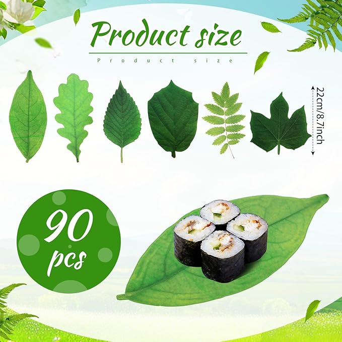 90 Pcs Parchment Paper Leaves, 8.66 in Charcuterie Board Parchment Paper Leaves Cheese Decorative Parchment for Table Festival Party Serving