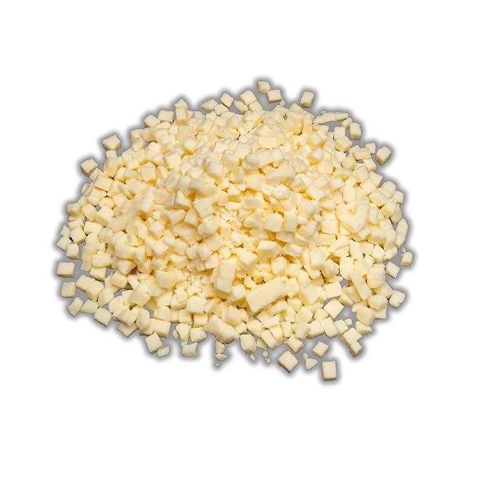 Bearded Butchers High-Temp Mozzarella Cheese 2.5 lbs ??Shelf-Stable 1/4" Cubes for Up to 25 lbs of Meat, 400째F High-Temperature Cheese ??Ideal for Sausage Making, Brats, Snack Sticks, Burgers, and More