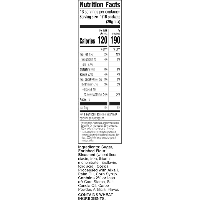 Betty Crocker Favorites Fudge Brownie Mix, Holiday Baking, 16.3 oz (Pack of 12)