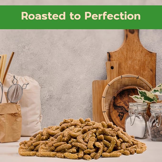 Sincerely Nuts Honey Sesame Sticks Snacks, 5lb - Kosher Certified - Crunchy Toasted Honey Sesame Seed Crackers for Trail Mix & Soup