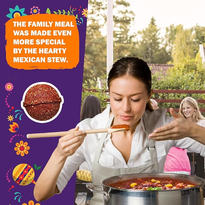 Birria Bomb Balls Seasoning, Authentic Mexican Stew Spice Mix for Tacos, Burritos, Nachos, and Quesadillas, Made with Real Mexican Seasoning, and Spices for Quick and Flavorful Meals