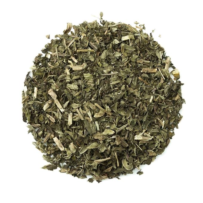 Heavenly Tea Leaves Organic Peppermint (50 Pyramid Tea Bags), Bulk Compostable Herbal Tea Sachets - 100% Plastic Free, Premium Quality, Whole Tea Leaves in a Convenient Tea Bag
