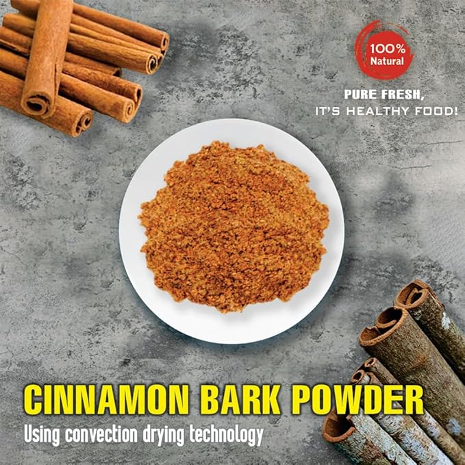 CINNAMON BARK POWDER 5.29 Oz (150g) VIETFARMFOOD: Natural pure, convection dried seasoning made from real vegetables - perfect for adding flavor to any meal, from cooking, baking, salad, soups, sauces
