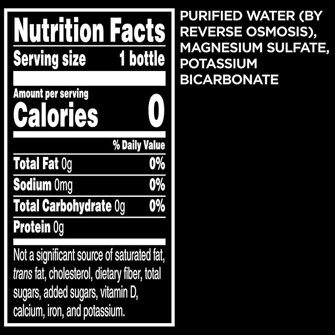 LIFEWTR Premium Purified Water pH Balanced with Electrolytes, 100% recycled plastic bottles, 16.9 Fl Oz Bottles, 500ml (Pack of 12)