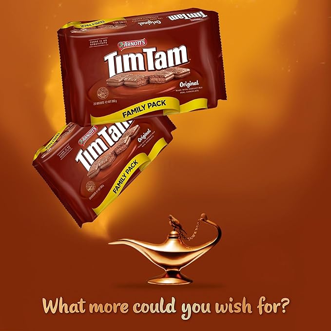 Tim Tam Original Family (2 Pack) - Australian Biscuits Snacks Includes 40 Pieces - Gift Box - Shipped from Australia