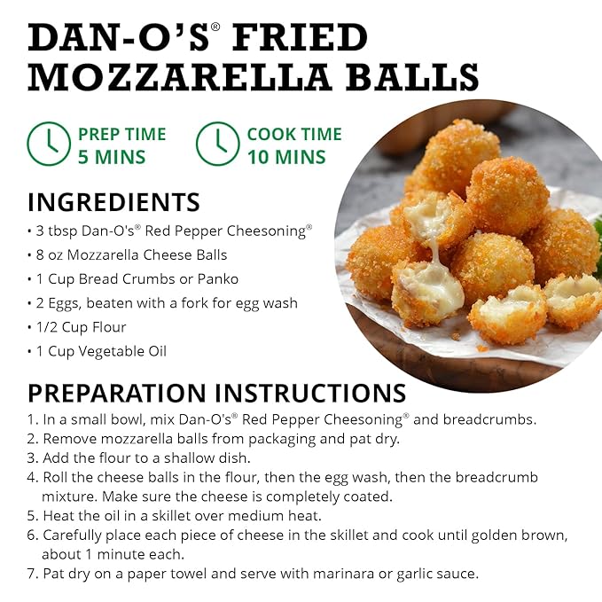 Dan-O's Red Pepper Cheesoning Seasoning, 2.6 oz Bottle, 2 Pack, Cheesy Seasoning for Pizza, Popcorn, Chicken and More, Sugar Free, Zero Calorie, Bold Parmesan Cheese Replacement for your Favorite Food