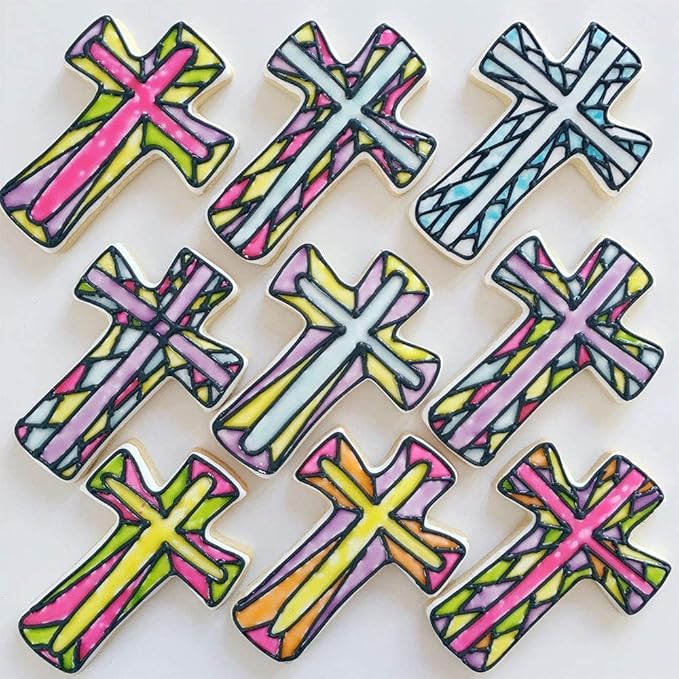 Ann Clark Cookie Cutters Cross Cookie Cutters 3-Pc. Set Made in USA, Holy Cross, Extra Large Cross, Fancy Cross