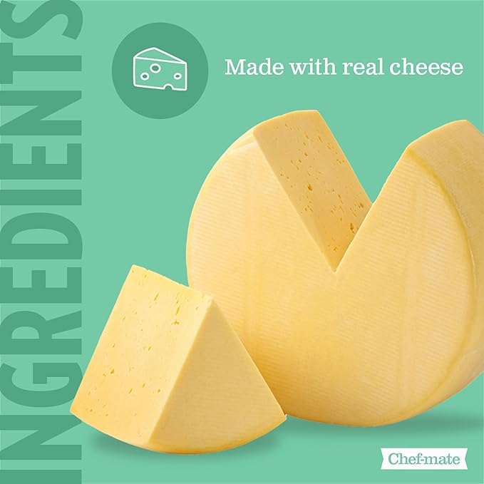 Chef-mate White Cheddar Cheese Sauce and Queso, Canned Food for Mac and Cheese, 6 lb 10 oz (Pack of 1)