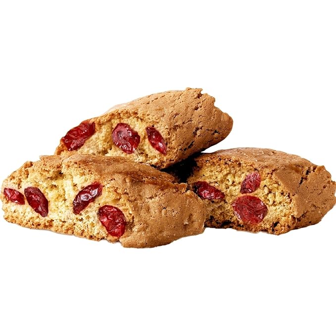 L'Oro Del Sud Cranberry Biscotti, Cantuccini d'Abruzzo, Italian Cookies Madewith Real Quality Ingredients, 180 G, 6.3 oz