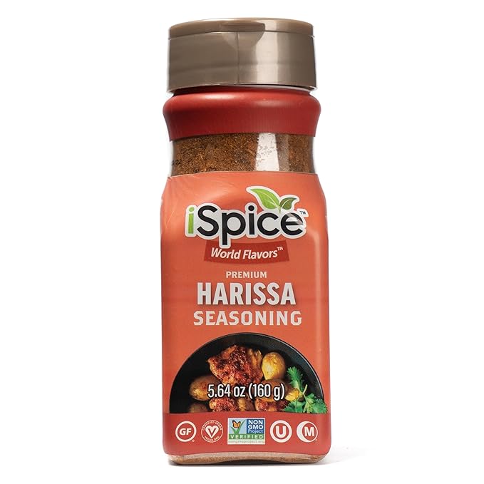 iSpice-Spices and Seasonings Sets Includes Middle Eastern Moroccan Harissa Ras El Hanout Asian, Mediterranean Zaatar Seasoning herbs, spices & seasonings Spice Gift sets 7 pack Middle Earth Fire