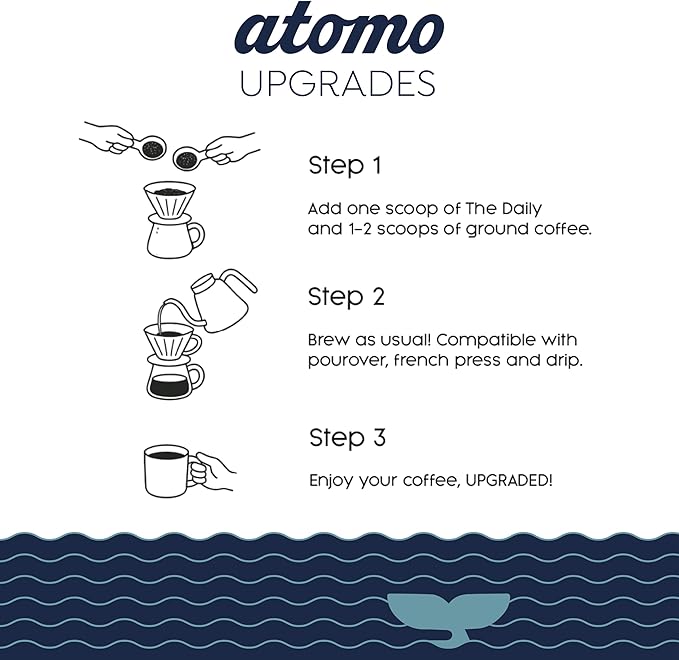 The Daily Starter Kit (14 Servings) Functional Coffee Upgrade ??Brews with Your Coffee (Not Instant) ??Animal-Free Collagen, Lion???Mane, Prebiotic Fiber, Lower Acidity & Green Tea Caffeine