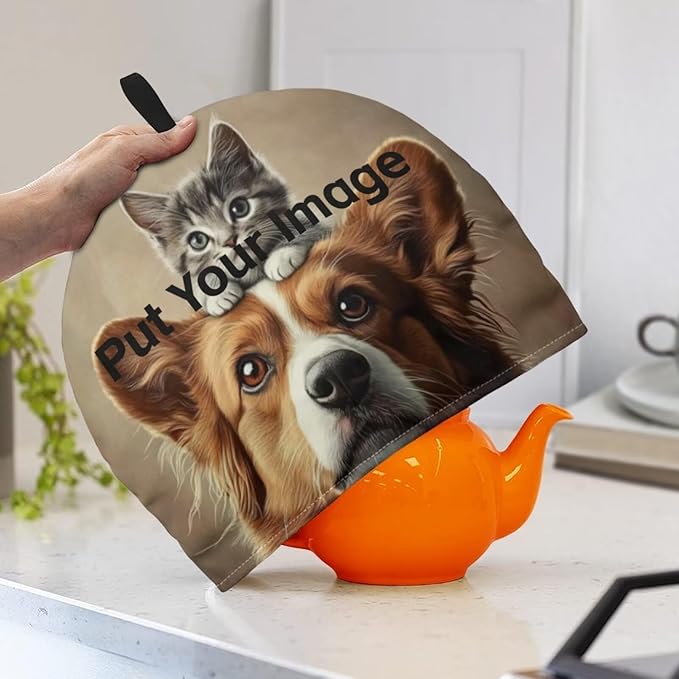 Custom Tea Pot Cover for Keeping Warm Teapot Insulation Cover Customized Personalization Home Decor Kettle Cover