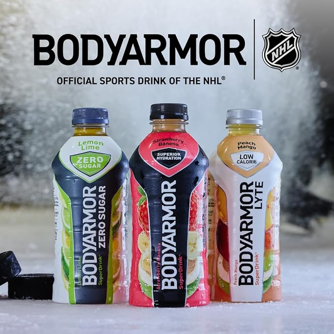 BODYARMOR Sports Drink Sports Beverage, Cherry Lime, Coconut Water Hydration, Natural Flavors With Vitamins, Potassium-Packed Electrolytes, Perfect For Athletes, 28 Fl Oz (Pack of 12)