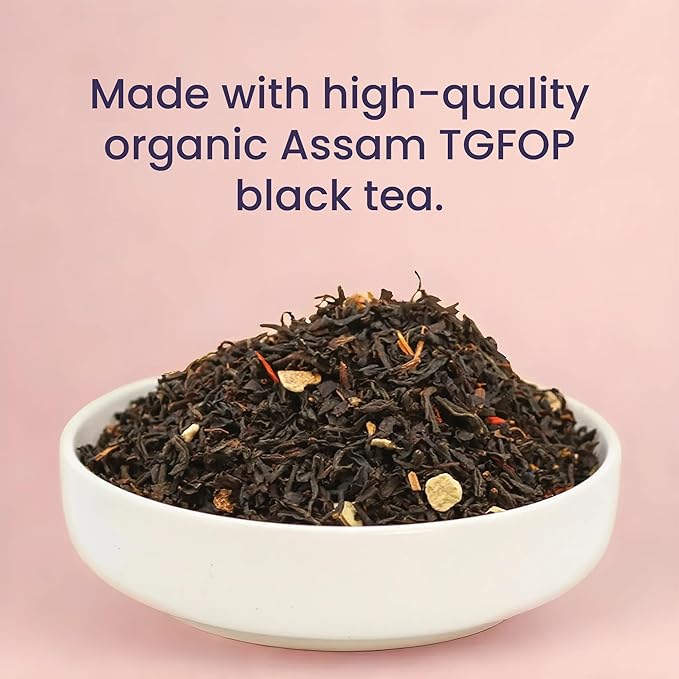 Birdsong Robin Raspberry Grey ??Organic Earl Grey with Raspberry & Citrus, Caffeinated Assam Black Tea, No Sugar, Loose Leaf 3.5 oz