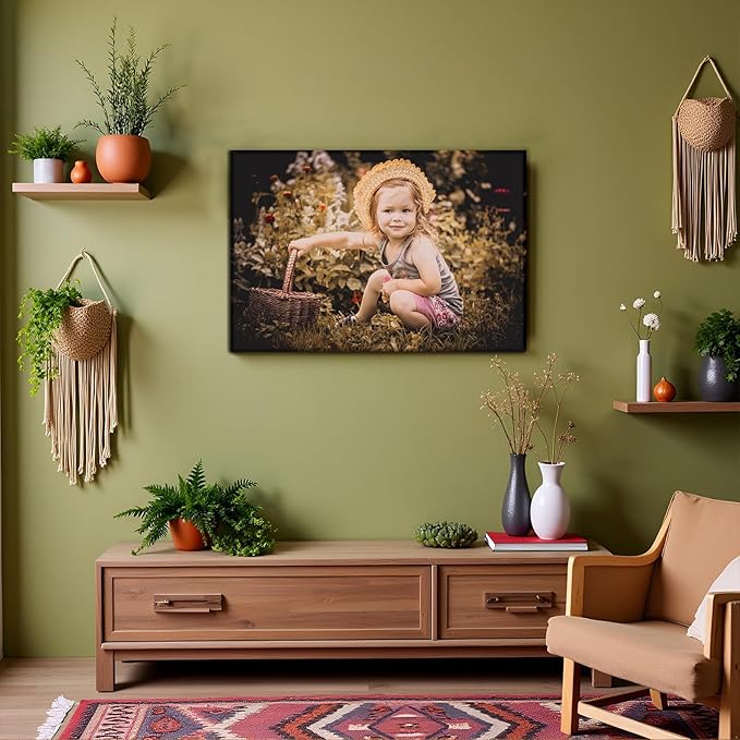 Personalized Custom Canvas Prints, Photo on Canvas Transform Your Photos into Stunning Framed Wall Art-Digitally Printed Photo to Canvas - Ideal for Home Decor, Gifts (30L?쐘20W" 75x50cm)