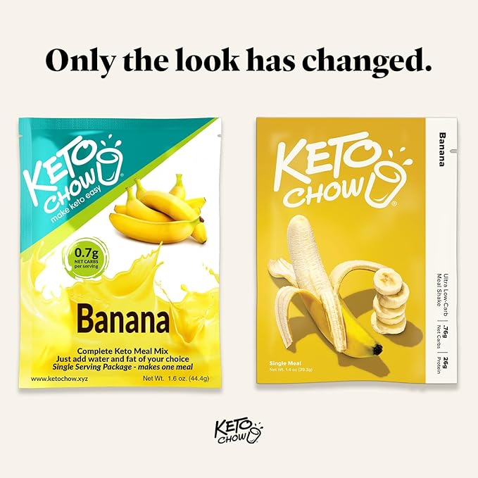 KETO CHOW BANANA - 1 MEAL PACK