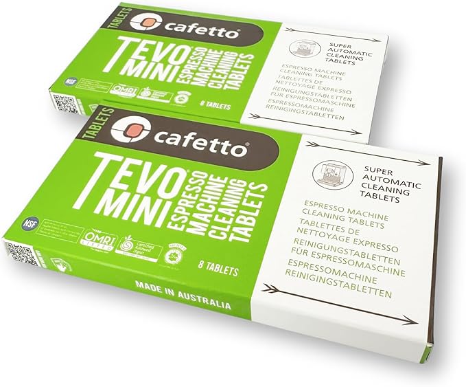 Espresso Machine Cleaning Tablets - set of two packs. 2 x TEVO MINI 8 tablets