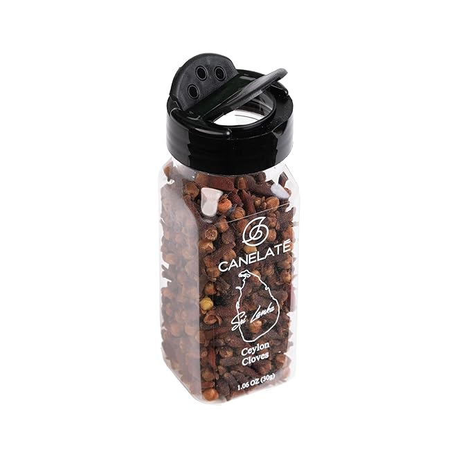 CANELAT횋 Organic Cloves Whole 30g (1.06oz) - Packed at the source, 100% pure, High Eugenol Cloves from small holder farmers in Sri Lanka