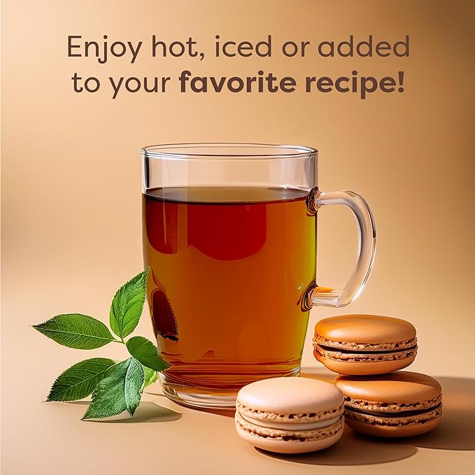 Waka Instant Black Tea Mix Pouch, Decaffeinated - 100% Tea Leaves, No Additives, Unsweetened Tea Powder for 50 Quarts or 200 Cups ??Easy Quick Hot and Iced Teas (4.5oz)