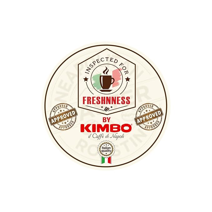 Kimbo Espresso Napoli Ground Coffee | Dark Roast | 10/13 Intensity | Intense Aroma & Long Lasting Flavor | 8.8 oz Cans - Pack of 4