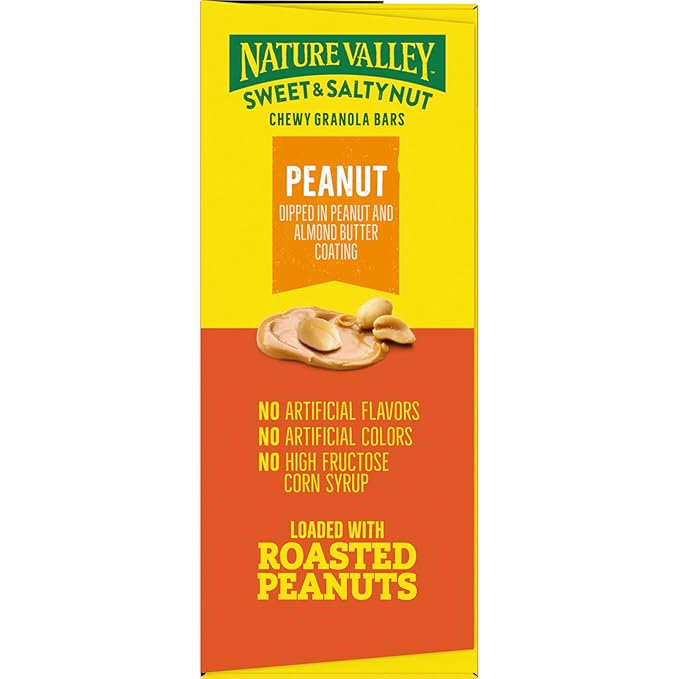 Nature Valley Sweet and Salty Nut Granola Bars, Peanut, 15 Bars, 18 oz