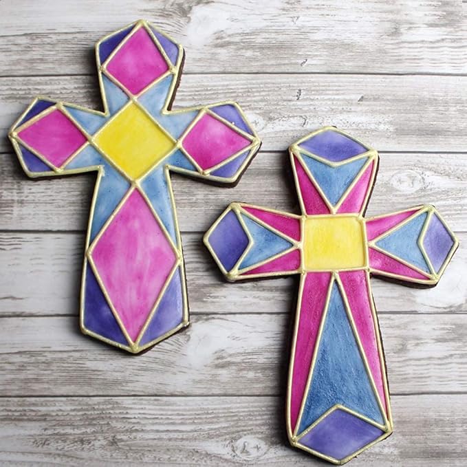 Ann Clark Cookie Cutters Cross Cookie Cutters 3-Pc. Set Made in USA, Holy Cross, Extra Large Cross, Fancy Cross