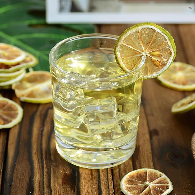 Dried Lime Slices,8.82oz/250g,Dehydrated Fruit For Cocktails,100% Natural No Additives No Sugar Added,Natural And Pure Taste,Cocktail Garnishes For Drinks,For Cake Decoration,Candle Crafts,Tea,Table Scatters , Baking Cooking