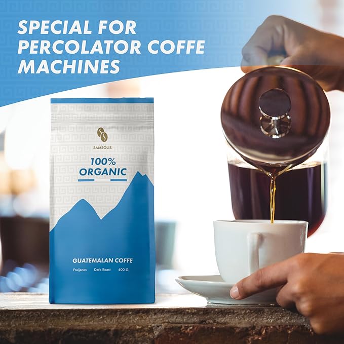 Ground coffee, Ground coffee dark roast, 100% Guatemalan Coffee, Fraijanes ground coffee flavored, Coffee in a 14oz bag