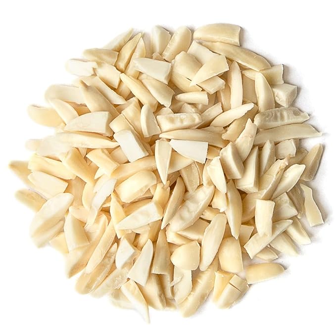 Organic Blanched Slivered Almonds, 25 Pounds – Non-GMO, Raw, Unpasteurized, Unsalted, Vegan, Keto, Paleo, Kosher, Bulk, High in Protein, Dietary Fiber. Great for Cooking, Baking, Salads and Cereals
