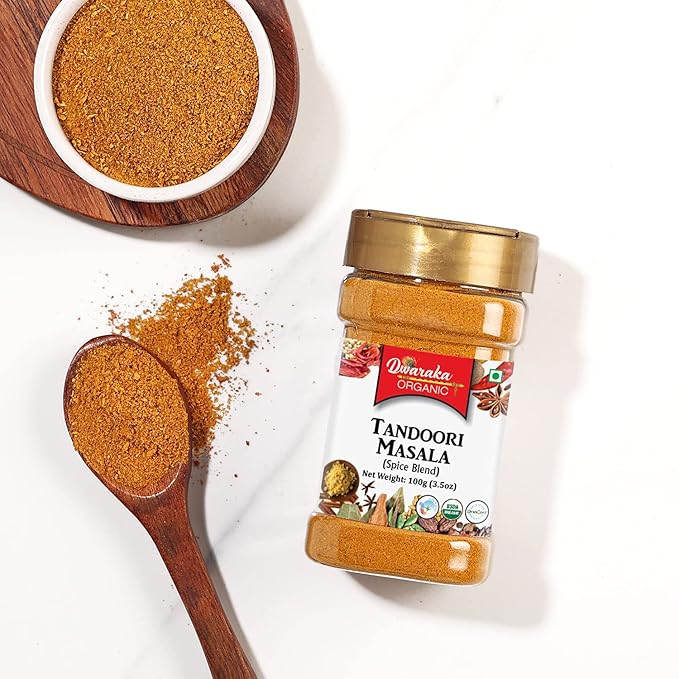 Dwaraka Organic - Tandoori Masala, 3.5oz, Healthy, Organic, Non GMO, All Natural